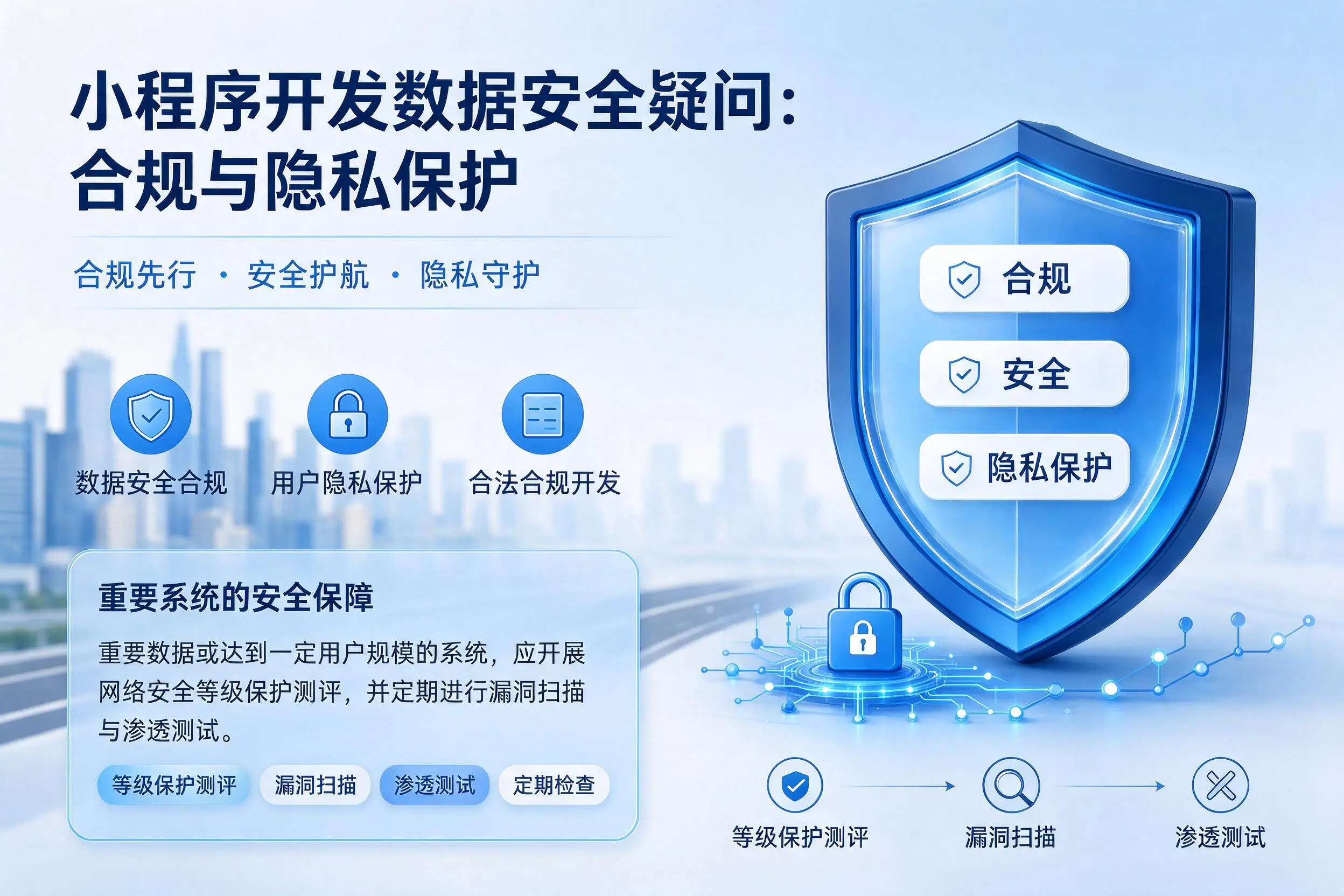 宿州小程序开发数据安全疑问：合规与隐私保护