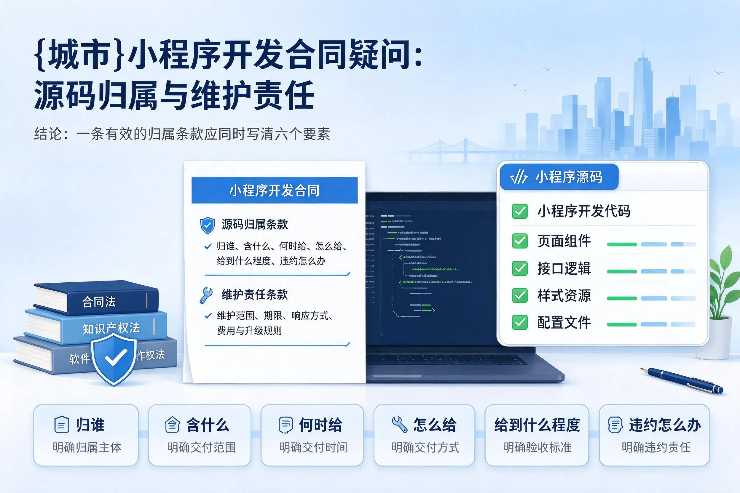 宿州小程序开发合同疑问：源码归属与维护责任