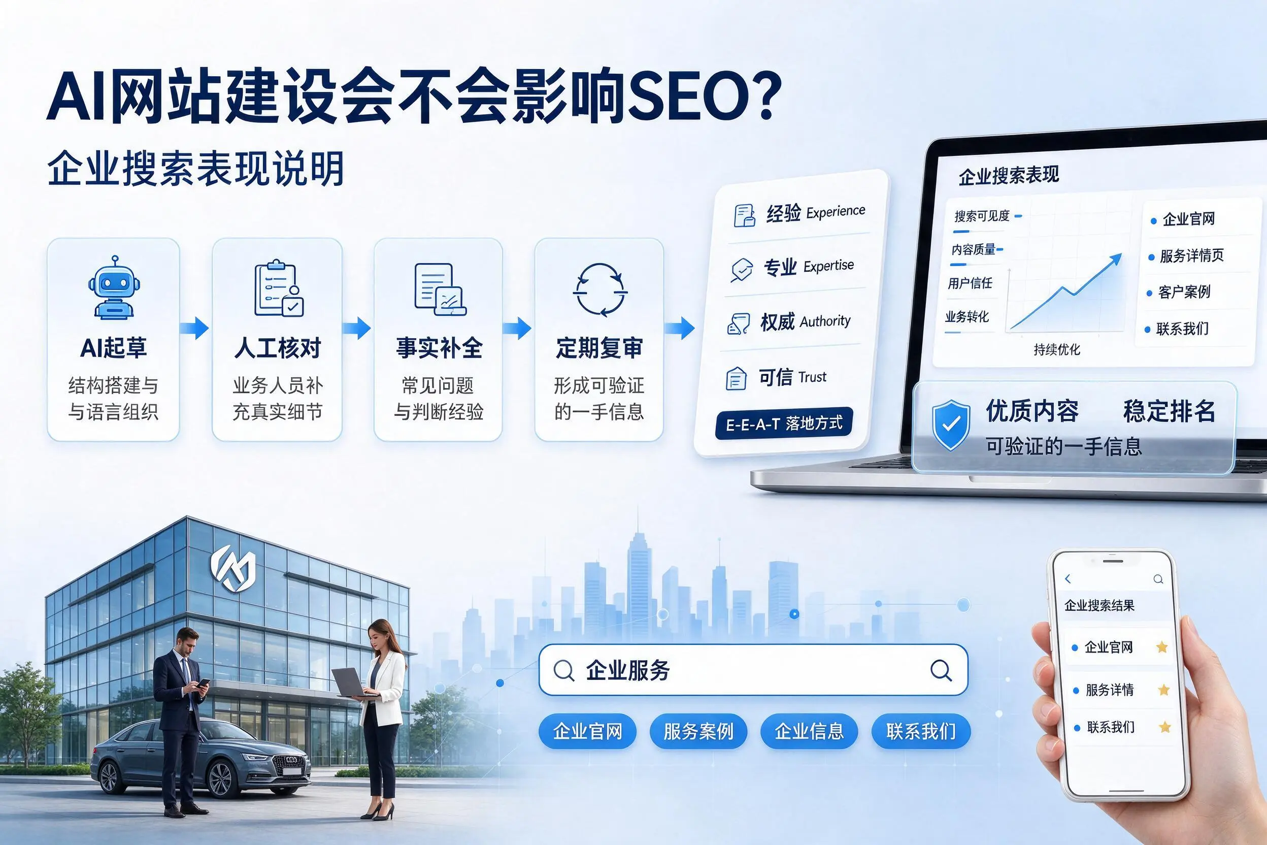 AI网站建设会不会影响SEO？宿州企业搜索表现说明