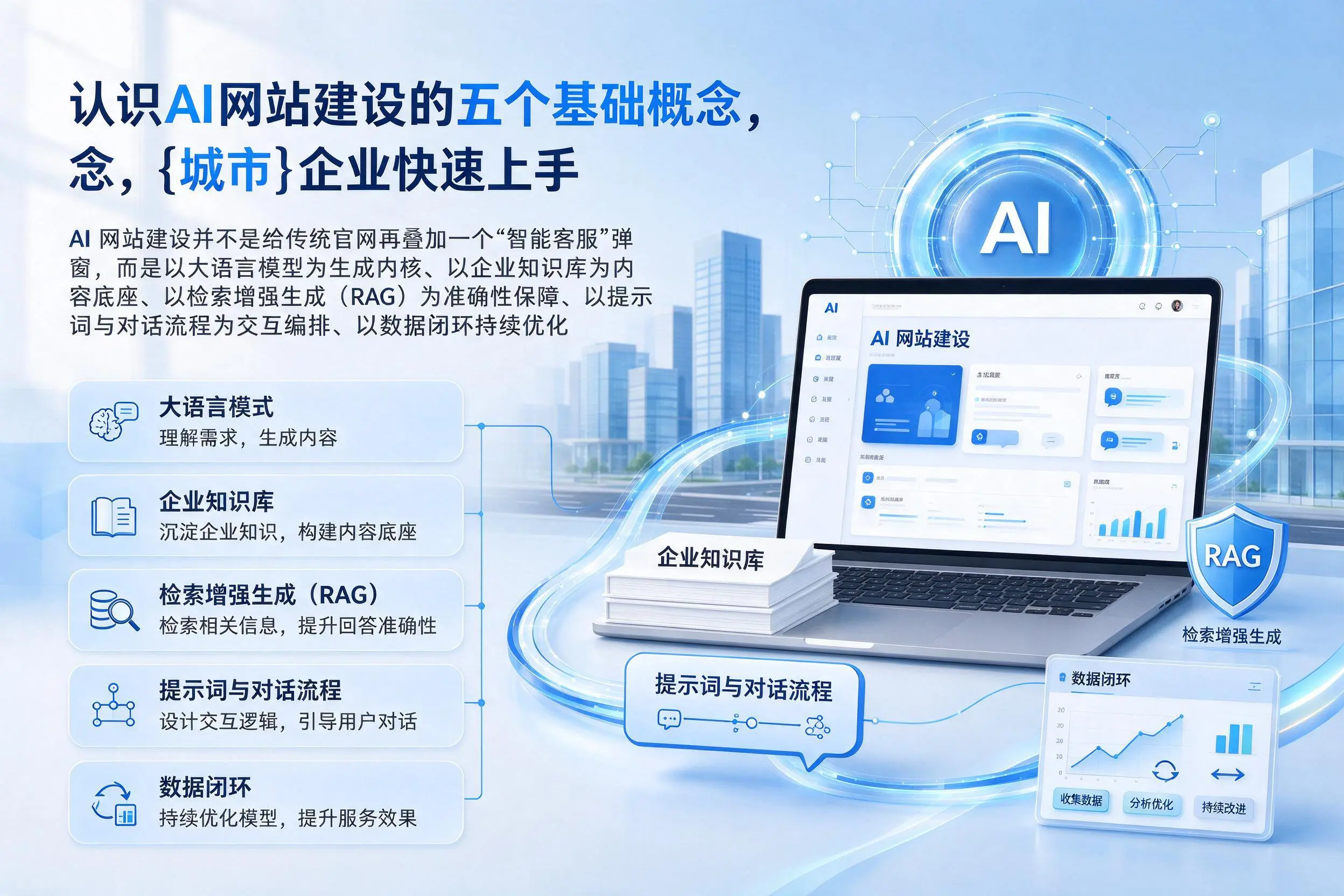 认识AI网站建设的五个基础概念，宿州企业快速上手