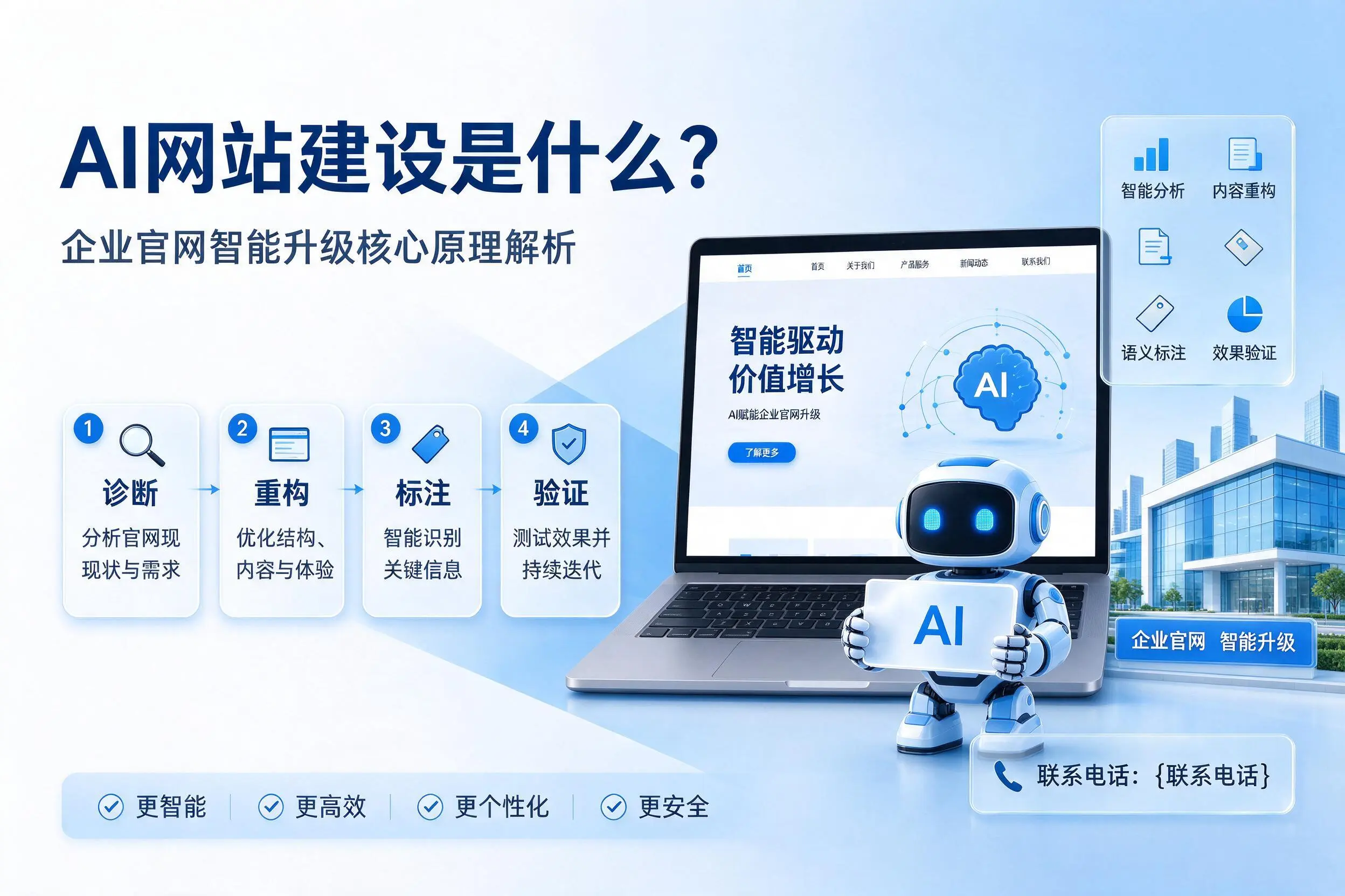 AI网站建设是什么?宿州企业官网智能升级核心原理解析