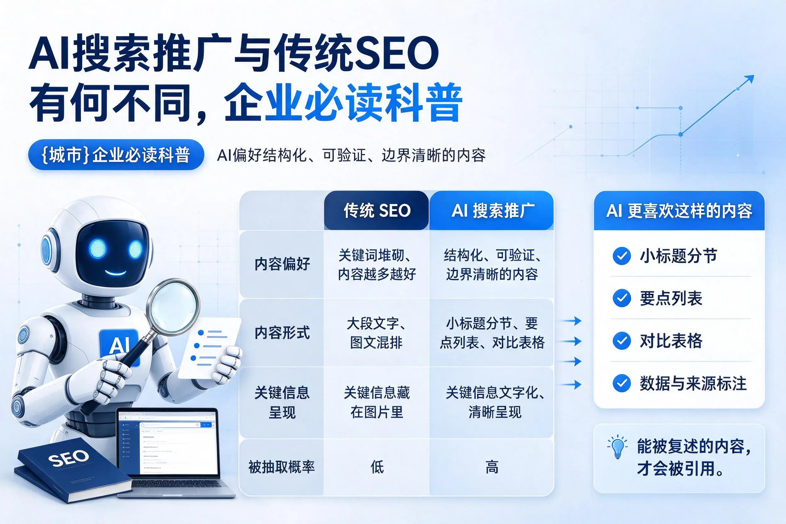 AI搜索推广与传统SEO有何不同，宿州企业必读科普
